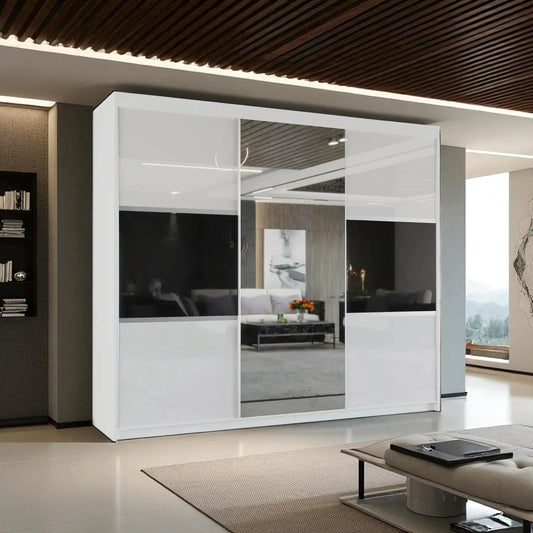 Manhattan Mirrored Sliding Door Wardrobe