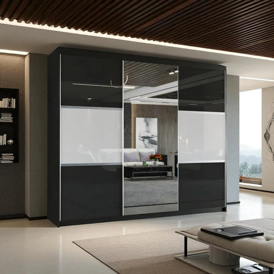 Manhattan Mirrored Sliding Door Wardrobe