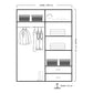 Manhattan Mirrored Sliding Door Wardrobe