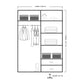 Manhattan Mirrored Sliding Door Wardrobe