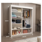 Milan Sliding Mirror Wardrobe