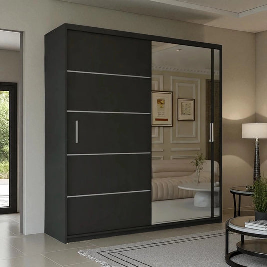 New Vision Sliding Mirror Wardrobe