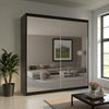 Queen Mirrored Sliding door Wardrobe