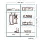 Sycylia High Gloss Sliding Door Wardrobe
