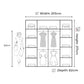 Venice sliding door Wardrobe